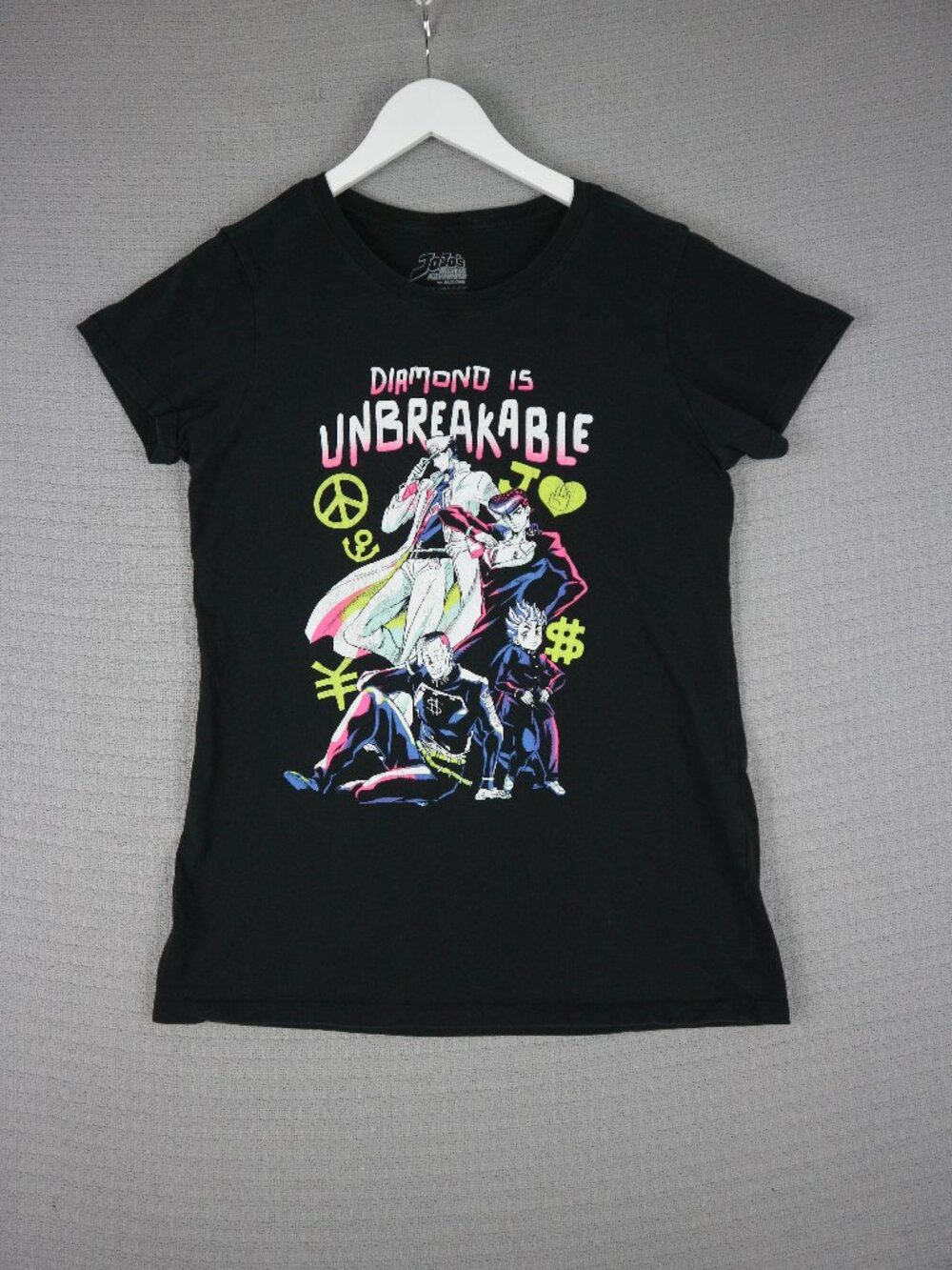 Jojo's Bizarre Adventure Diamond is Unbreakable Anime Tee Womens XL